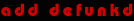 add defunkd as a favourite seller