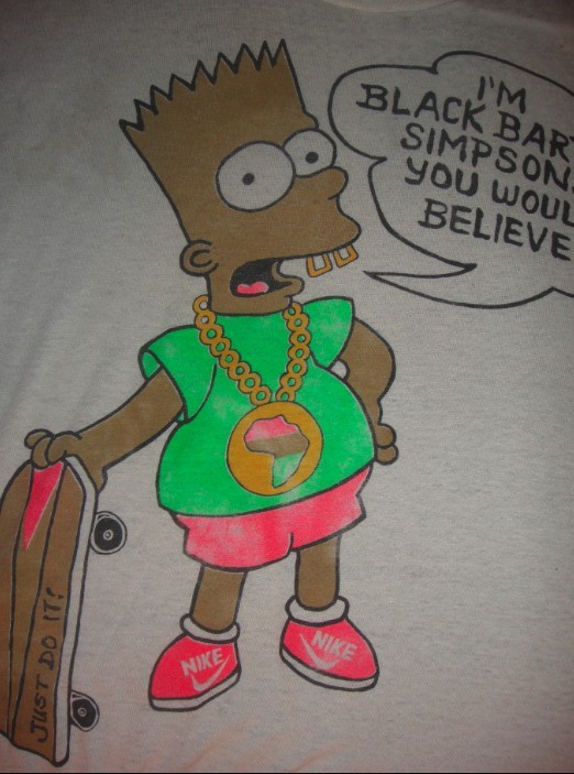 BLACK BART SIMPSON SHIRT!