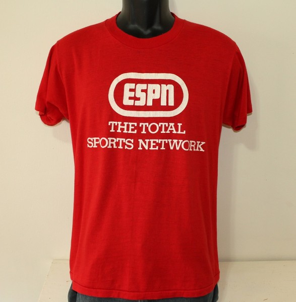 ESPN early Screen Stars tag red t-shirt