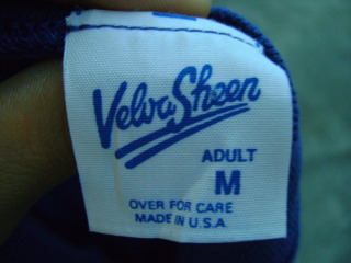 Later VelvaSheen Label