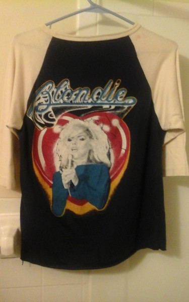 Blondie baseball style tee