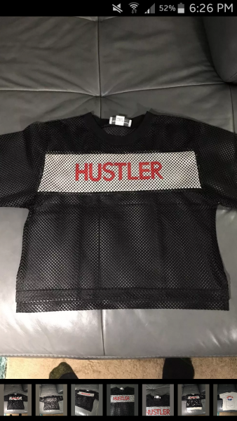 vintage mesh hustler t-shirt