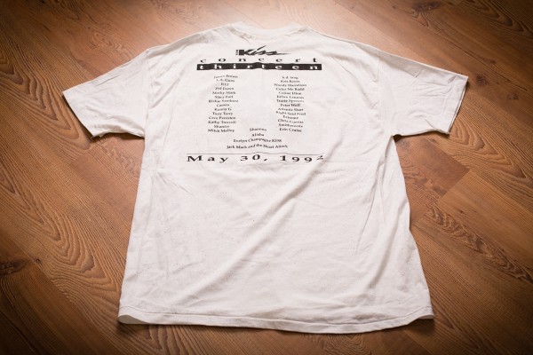 '92 108KISS Tee, James Brown, Marky Mark, Kris Kross, Celine