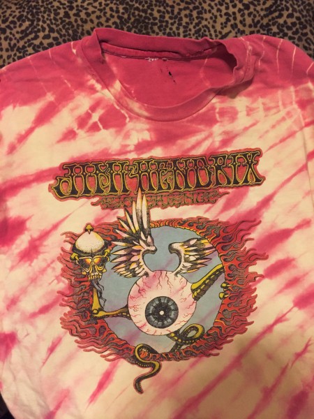 Jimi Hendrix flying eyeball shirt