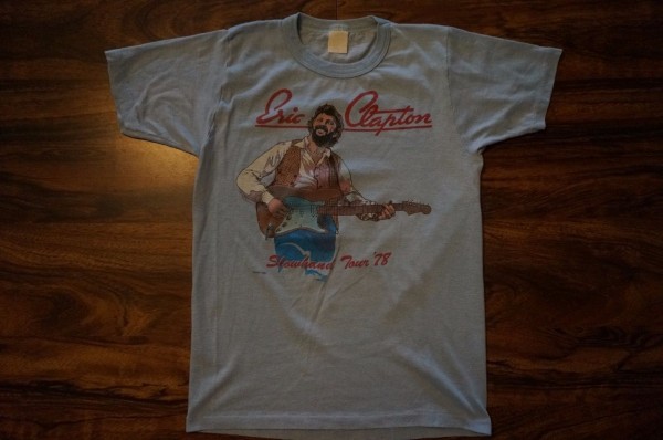 eric clapton 1978 slowhand t-shirt