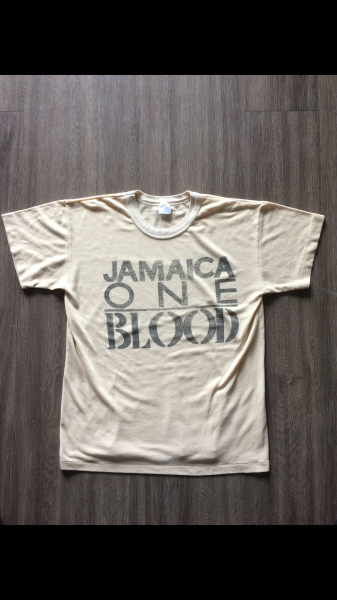 JAMACA ONE BLOOD Black Uruhu Junior Reid Tee