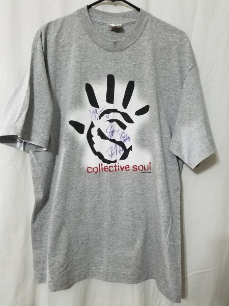 collective soul autographed shirt