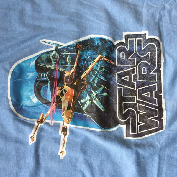 1977 Starwars iron on tee generic FOTL tag tee