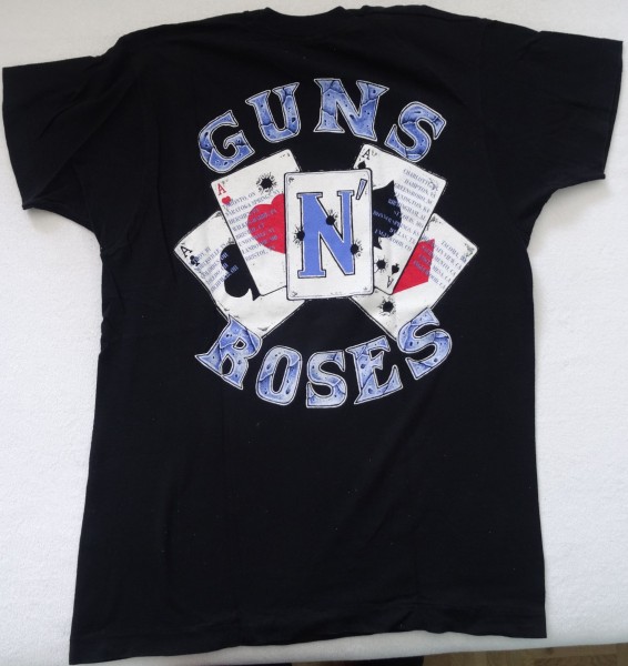 Guns N Roses Flames & Cards