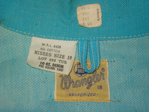 Deadstock Blue Bell Wrangler Jacket