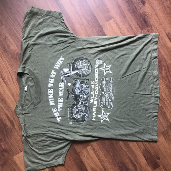 80's Harley-Davidson 'bike that won the war' t shirt?