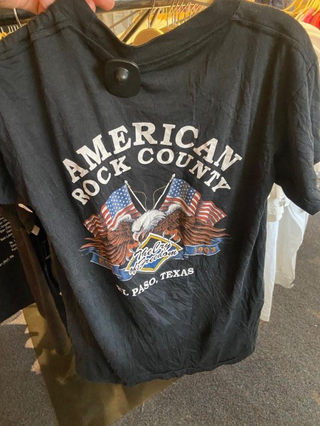 American Rock County print on back