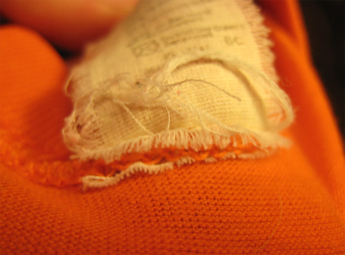 The Mysterious Occurrence Of The Sewn in Tag