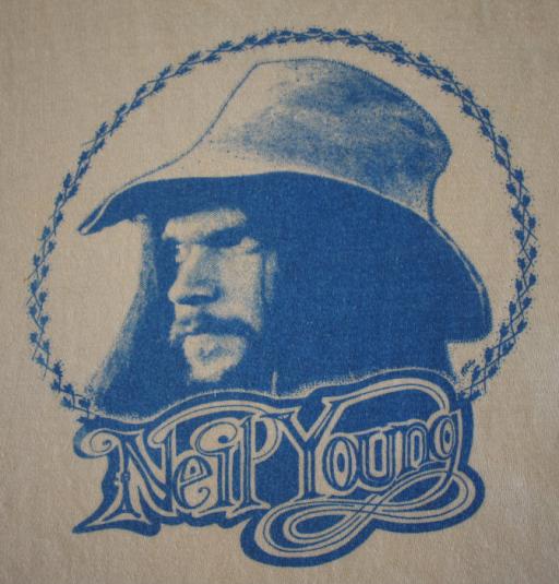 NEIL YOUNG vintage 1972 t-shirt