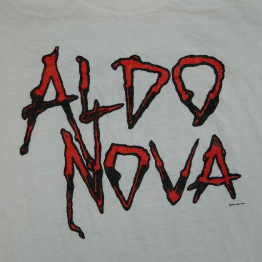 Vintage ALDO NOVA TOUR T-Shirt Screen Stars concert