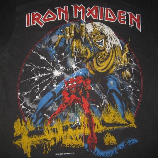 iron maiden 666 t shirt