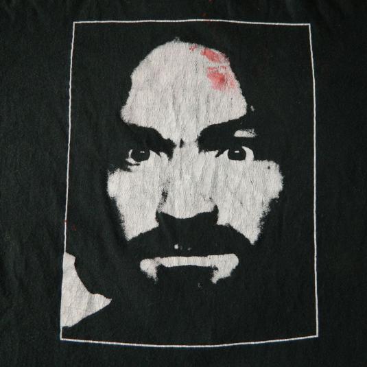 Vintage CHARLIE DON'T SURF TShirt 90s Charles Manson