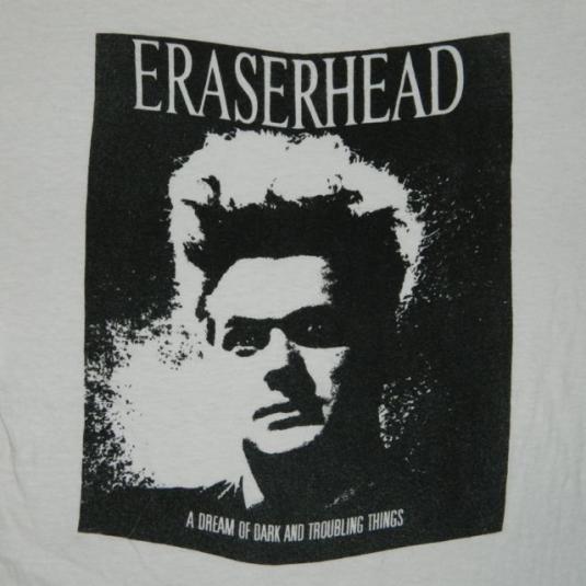 Vintage 70s ERASERHEAD MOVIE TShirt DAVID LYNCH film horror