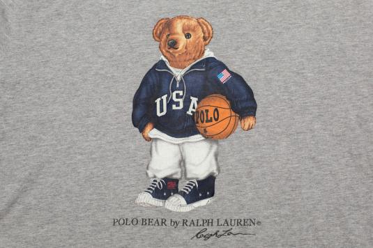polo ralph lauren basketball bear
