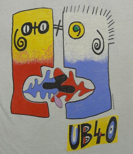 Vintage Ub40 Rat In The Kitchen 1986 Thin T Shirt