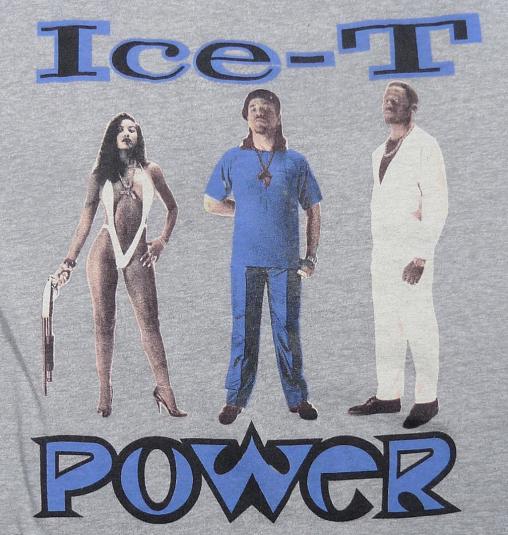 1988 ICET POWER GANGSTA RAP HIPHOP NWA EAZYE TSHIRT
