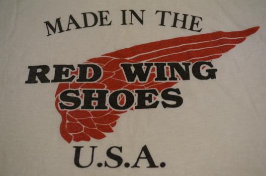 red wings t shirt vintage