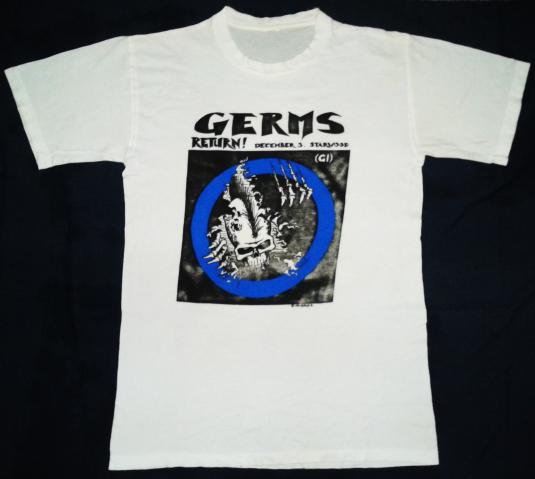 VINTAGE 1980 THE GERMS T-SHIRT