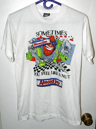 Vintage 90s Almond Joy/Mounds Feel Like A Nut T-shirt
