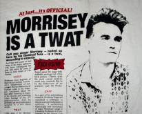 LATE 80'S OFFICIAL MORRISSEY IS A TWAT 