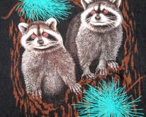  1987 Animal Raccoon Travel  50/50 Paper Thin