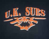 U.K. SUBS 1992 EUROPEAN TOUR 