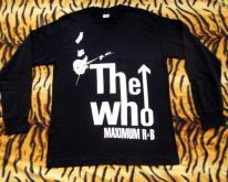 THE WHO 1980s MAXIMUM R&B LONG SLEEVE 