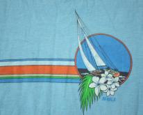  80's Beachy Sail Boat Tank Top XS Rare Brand