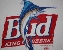 Vintage Early 90's Bud King of Beers Red Neck T-Shirt