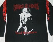  VESTAL MASTURBATION CRADLE OF FILTH L/S  90s