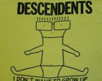  80s DESCENDENTS I DON'T WANT TO GROW UP  XL