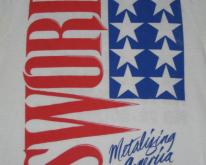  SWORD 1988 METALIZING AMERICA TOUR  80s metal