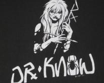  DR. KNOW 80S  ORIGINAL punk rock tour concert