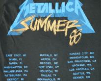  METALLICA SUMMER 88 TOUR  DAMAGED JUSTICE