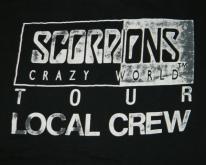  SCORPIONS LOCAL CREW 1990 Tour  xl
