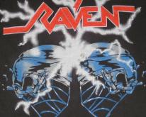  RAVEN 1987 CRACKIN' SKULLS TOUR  80s concert