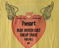 HEART + BLUE OYSTER CULT 1981 CONCERT  80s 