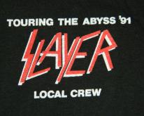  SLAYER LOCAL CREW 1991 Abyss Tour  XL