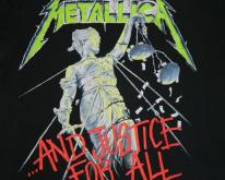  1988 METALLICA AND JUSTICE FOR ALL PROMO  80s
