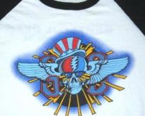 GRATEFUL DEAD 1982 SUMMER TOUR JERSEY  80s