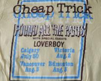  CHEAP TRICK LOVERBOY 1980 WORKING CREW TOUR  