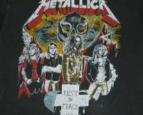 METALLICA 1986 CLIFF BURTON LIVES ON  80s 