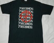  7 SECONDS 1987 TOUR  CONCERT SXE 80S
