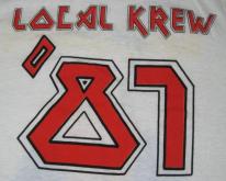  IRON MAIDEN LOCAL KREW 1987 TOUR  XL crew 80s