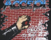  ACCEPT 1984 BALLS TO THE WALL TOUR  80s